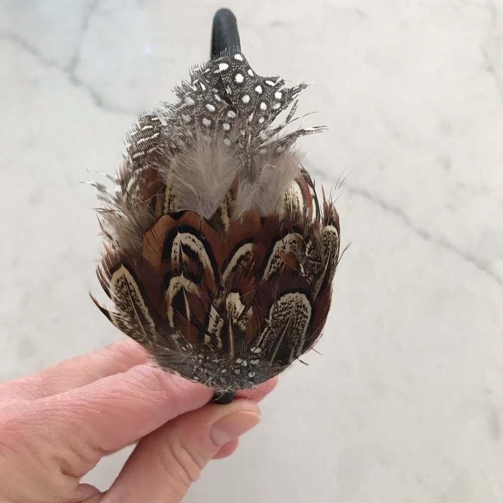 J. Crew Headband with Feathers